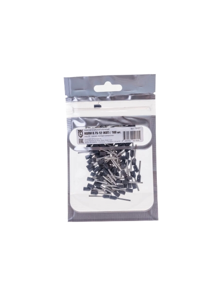 Наконечник КВТ НШВИ 0,75-12 упак 500шт 79437