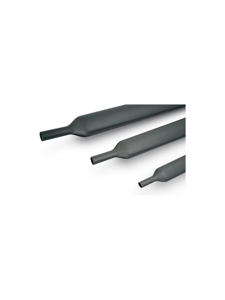 Термоусадочная клеевая трубка КВТ ТТК 3:1 40/13 черная упак 10 шт 85069