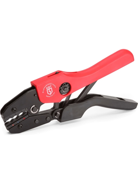 Ручные пресс-клещи КВТ СТК+4, 4 матрицы в сумке 75907