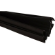 Трубка термоусадочная клеевая КВТ, ТТК-3:1-12/4 черная 10 шт. по 1 м 59697