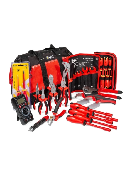 Набор монтажника КВТ 1000 В НИЭ-04 в сумке 16 предметов 67332