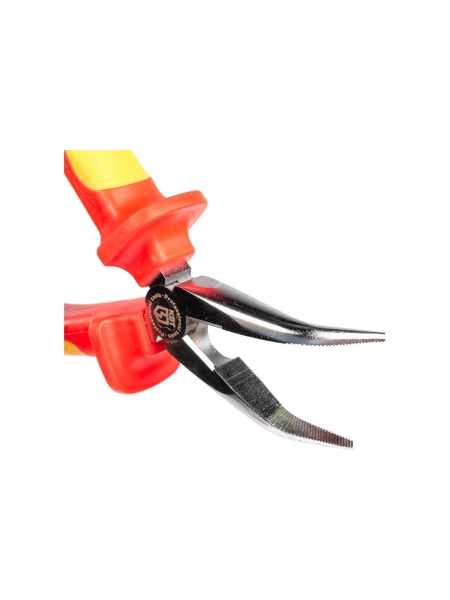 Изогнутые диэлектрические длинногубцы КВТ Профи 160 мм 79220