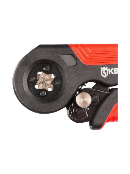 Пресс-клещи КВТ ПКВк-10А серия ПРОФИ (кримпер) для опрессовки втулочных наконечников 101397