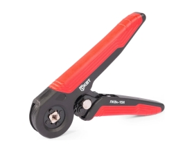 Пресс-клещи КВТ ПКВк-10А серия ПРОФИ (кримпер) для опрессовки втулочных наконечников 101397
