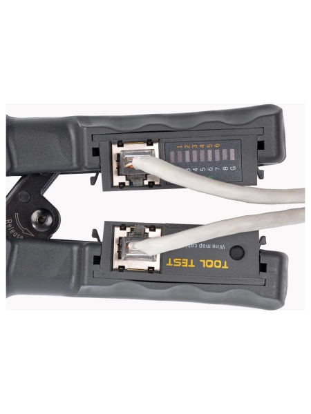 Пресс-клещи для RJ-разъемов с тестером КВТ JT-03T 84493