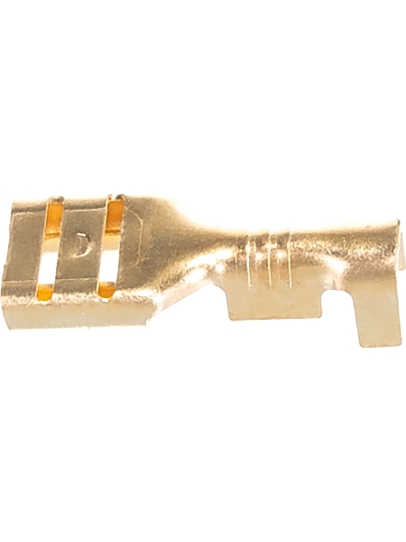 Плоский неизолированный разъем КВТ РП-М 2,5-6,3 100 шт 59139