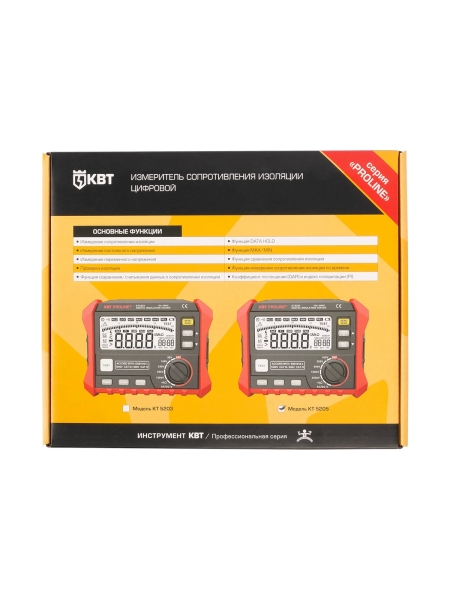 Цифровой мегаомметр КВТ KT 5205 PROLINE 89639