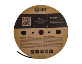 Трубка ТУТ HF КВТ 12 на 6 черная 83020