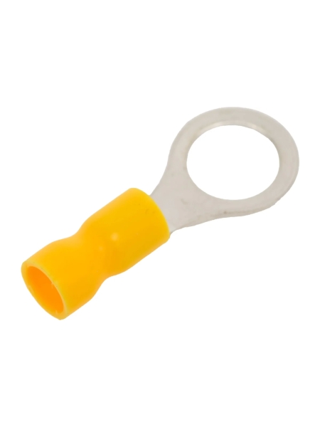Наконечник кабельный КВТ кольцевой изолированный НКИ 6.0-10 серия EasyFix (100шт/уп) 90899