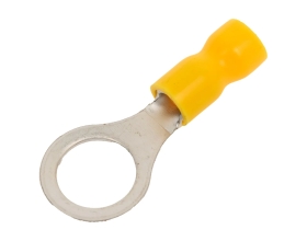 Наконечник кабельный КВТ кольцевой изолированный НКИ 6.0-10 серия EasyFix (100шт/уп) 90899