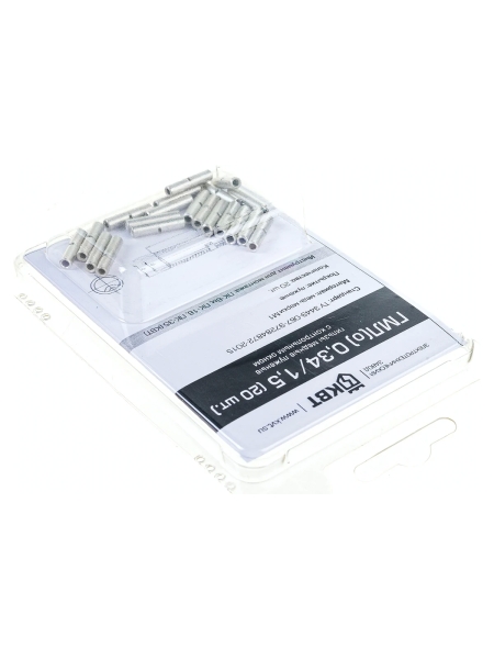 Гильза КВТ ГМЛ о 0,34 на 1,5 20 штук 78775