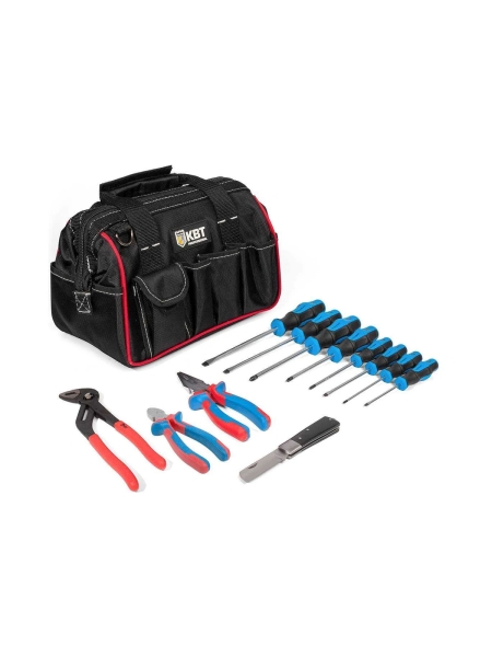 Набор инструментов КВТ "Домашний мастер" НИЭ-05 в сумке 5 предметов 69812