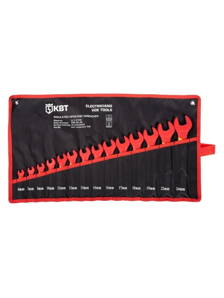 Набор диэлектрических однорожковых ключей КВТ НИК-Р-14 серия ПРОФИ 105735