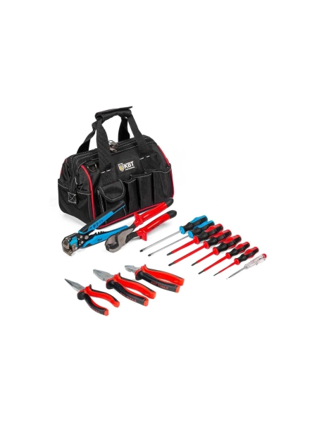 Набор инструментов КВТ Эксплуатационщик НИЭ-07 в сумке 13 предметов 87135