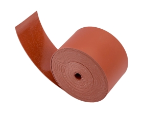 Термоусаживаемая лента с клеевым подслоем КВТ ТЛК-50-1.0-5 красная (5м) 84912