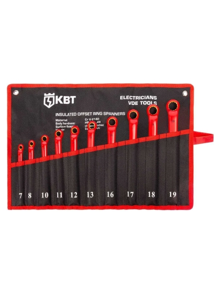 Набор диэлектрических накидных ключей КВТ НИИ-23 серия ЭКСПЕРТ 89427