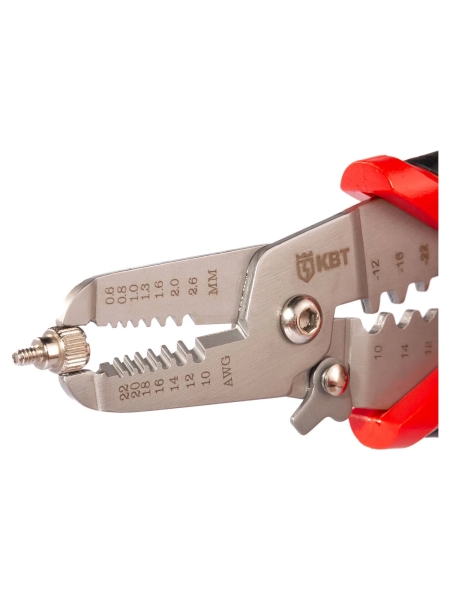 Инструмент для снятия изоляции КВТ серия ПРОФИ WSS-01 102398