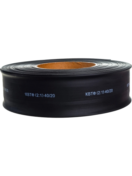 Трубка термоусадочная ТУТнг-40/20 черная КВТ 60096