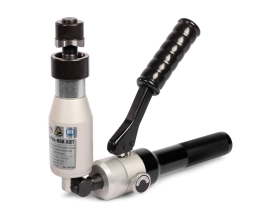 Поворотный гидравлический ручной пресс для пробивки отверстий КВТ ПГРОп-60А 66536