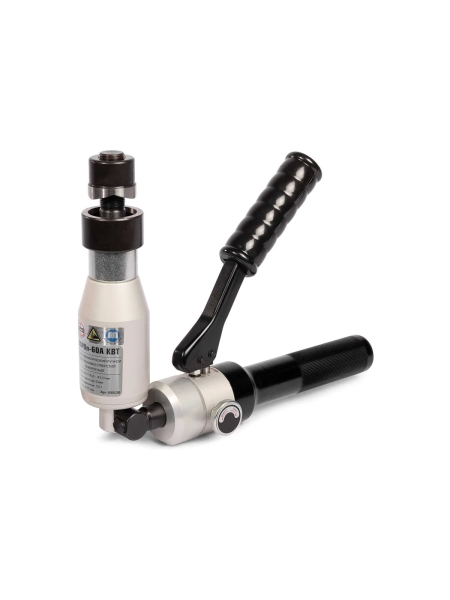 Поворотный гидравлический ручной пресс для пробивки отверстий КВТ ПГРОп-60А 66536