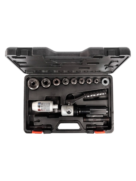 Поворотный гидравлический ручной пресс для пробивки отверстий КВТ ПГРОп-60А 66536