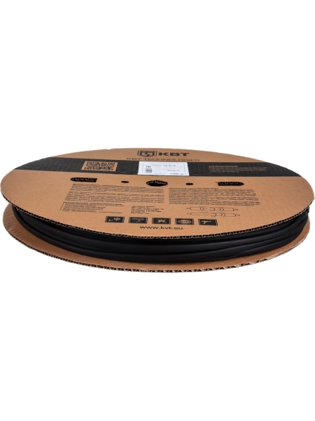 Трубка термоусадочная ТУТнг-6/3 черная КВТ 60088