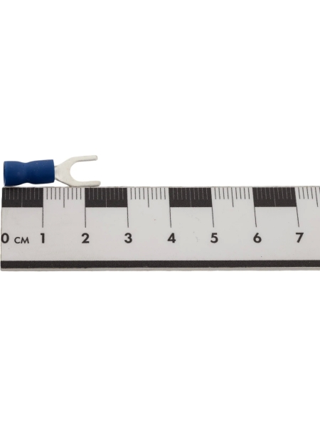 Наконечник кабельный КВТ вилочный изолированный НВИ 2.5-5 серия EasyFix (100шт/уп) 90903