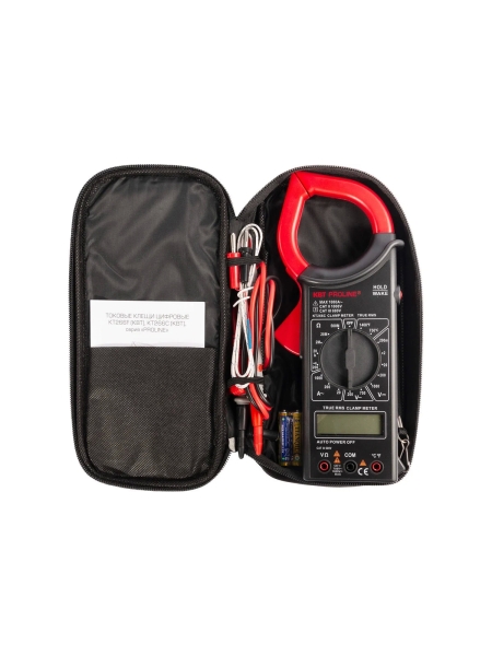Цифровые токовые клещи КВТ KT 266C PROLINE 79132