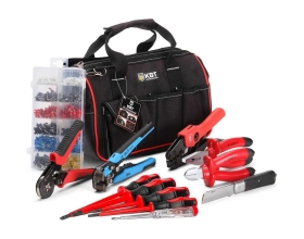 Набор электромонтажника КВТ НИЭ-03 "Щитовик" в сумке 12 предметов 66355