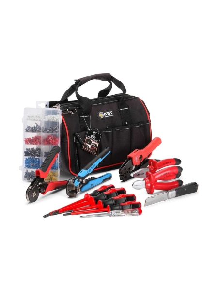 Набор электромонтажника КВТ НИЭ-03 "Щитовик" в сумке 12 предметов 66355
