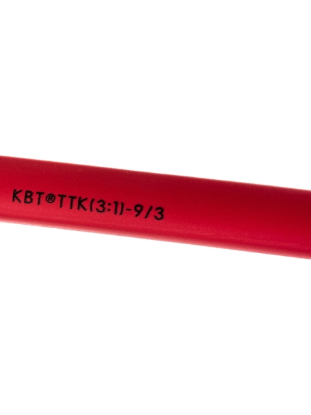 Термоусадочная клеевая трубка КВТ, ТТК-9/3 красная 67234