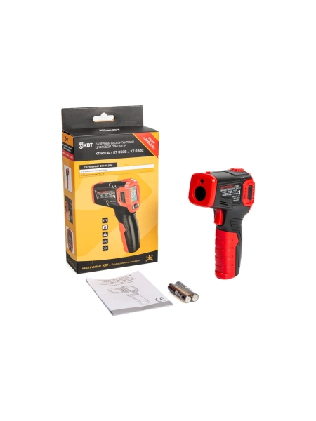 Бесконтактный цифровой пирометр КВТ KT 650C PROLINE 87243