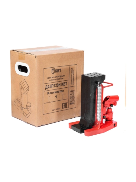 Домкрат автономный с низким подхватом КВТ ДА5П120Н 103854