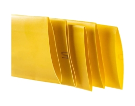 Трубка ТНТ КВТ 20 на 10 желтая нарезка 1 м 82991