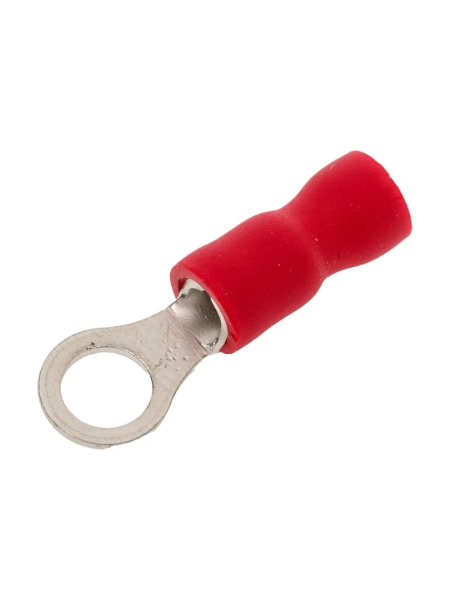 Наконечник кабельный КВТ кольцевой изолированный НКИ 1.5-4 (100шт/уп) серия EasyFix 90888