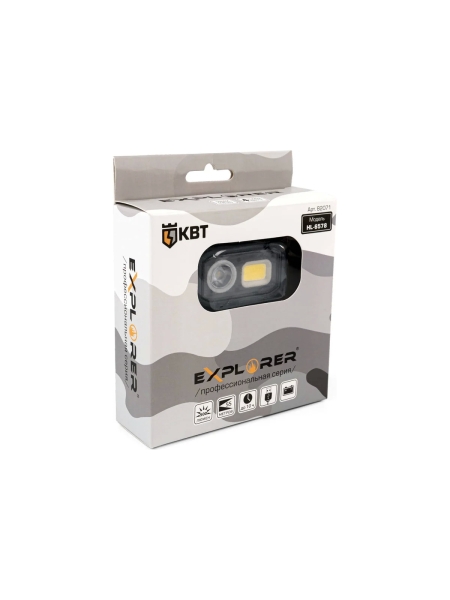 Налобный фонарик КВТ "Explorer" HL-6578 82071
