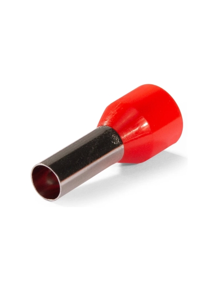 Наконечник штыревой втулочный изолированный КВТ НШВИ 10-12 серия ЕВРО (500шт.) 103207