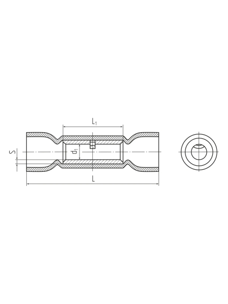Соединительная гильза ГСИ 6,0 КВТ 47520