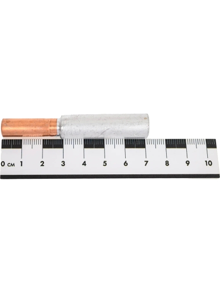 Гильза кабельная КВТ ГАМ 25/10, алюмомедная, 20 штук/упаковка 90833