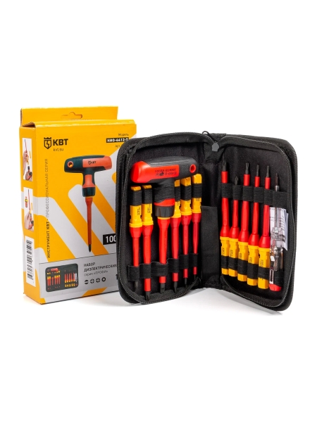 Набор диэлектрических отверток КВТ Профи НИО-4412-Т 87128