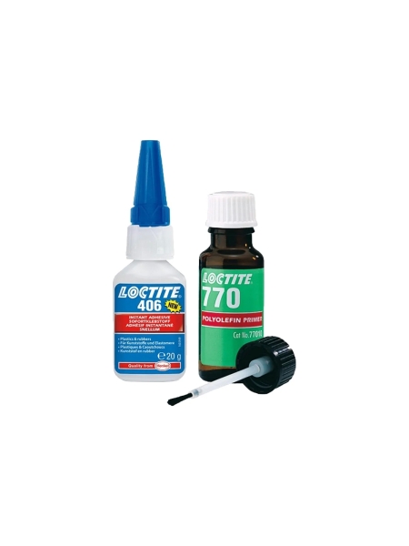 Набор LOCTITE 406 / SF 770 KIT для склеивания полиолефинов и жирных пластмасс 142457