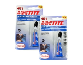 Моментальный цианоакрилатный клей общего назначения LOCTITE 401, 3гр. 2шт./уп 195904-2