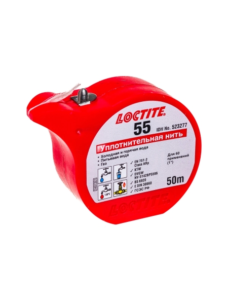 Герметизирующая нить для газа и питьевой воды Loctite 50 м 55 523277