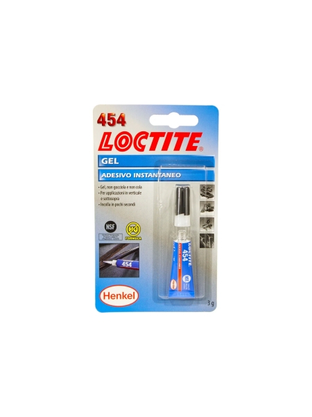 Моментальный цианоакрилатный клей общего назначения LOCTITE 454, гелеобразный, 3 гр в блистере 161852