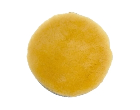 Диск полировальный из натуральной овчины Menzerna 150 мм, желтый с синей подложкой, крепление Velcro OS150VB/Y/SP