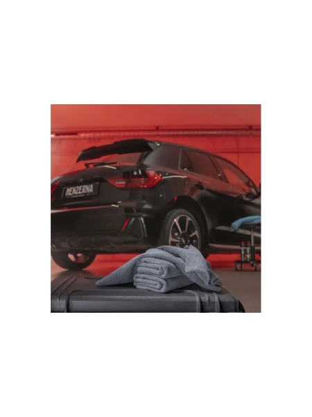 Полировальная многоразовая микрофибровая салфетка Menzerna Microfiber Cleaning, серая 400x400 мм 269.000.71