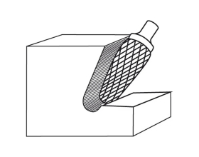 Фреза MOST L 10x20x6мм конус с закругленным концом 9485081025