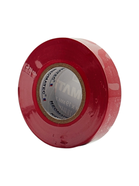 Изолента ПВХ (25м х 19мм х 0,135мм) красная NEOMATEC 11.42403