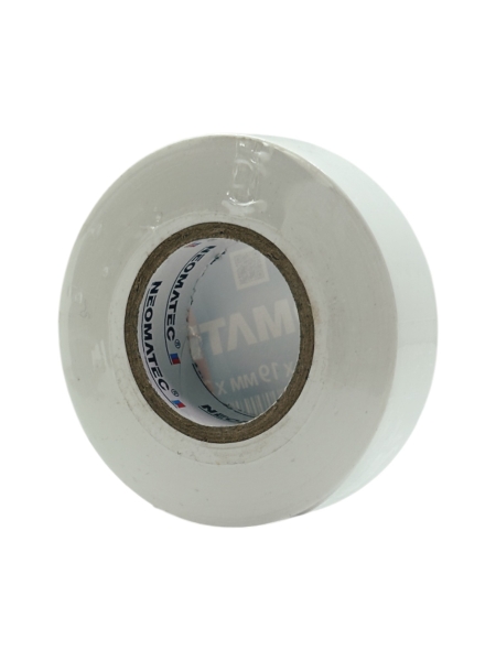 Изолента ПВХ (25м х 19мм х 0,135мм) белая NEOMATEC 11.42403