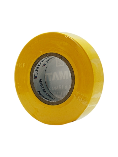 Изолента ПВХ (25м х 19мм х 0,135мм) жёлтая NEOMATEC 11.42403